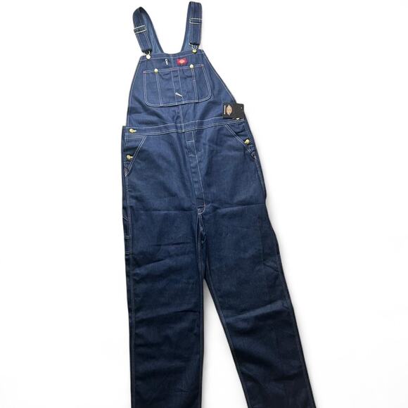 Nwt dickies navy denim dungarees - Picture 1 of 3